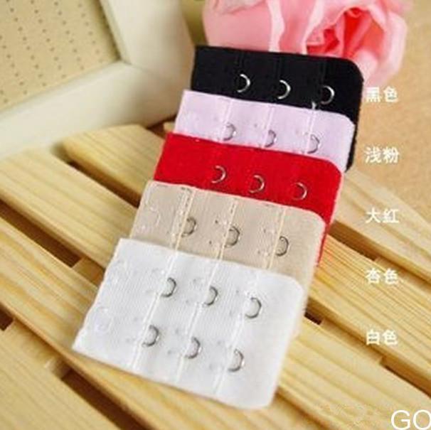 

5x Wholesale Lingerie Accessories Bra Extender Bra Back Buckle Strap 2 row 3More #R91