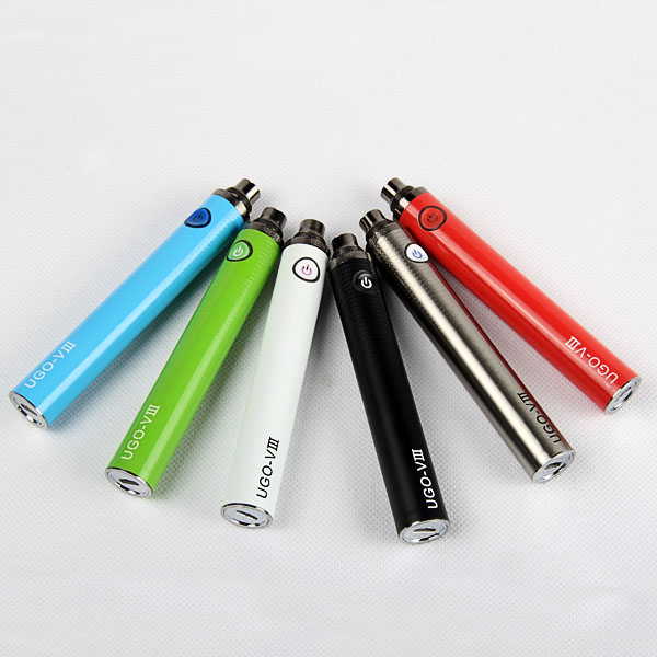 

Authentic eGo Passthrough 1300 mAh UGO Bottom Charge E Cig Vape Pen Batteries with Micro USB Cable Chargers fit 510 Wax Cartridges