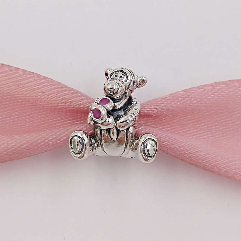 

Andy Jewel Authentic 925 Sterling Silver Beads Tiger Charm Fits European Pandora Style Jewelry Bracelets & Necklace Luxury 792135EN80