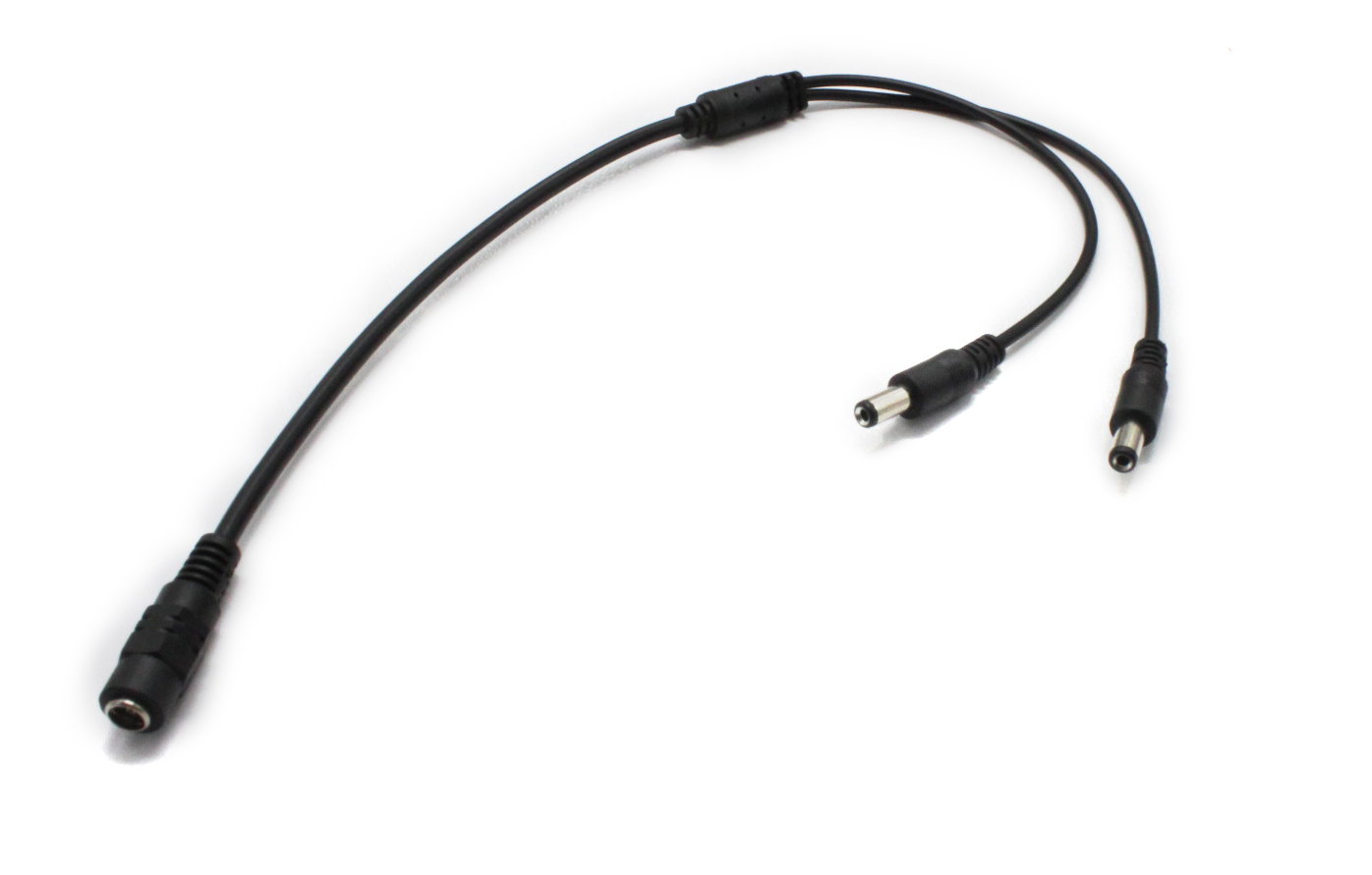 

40cm 5.5 2.1mm 1 to 2 dc splitter cable 2 male plug to 1 female jack