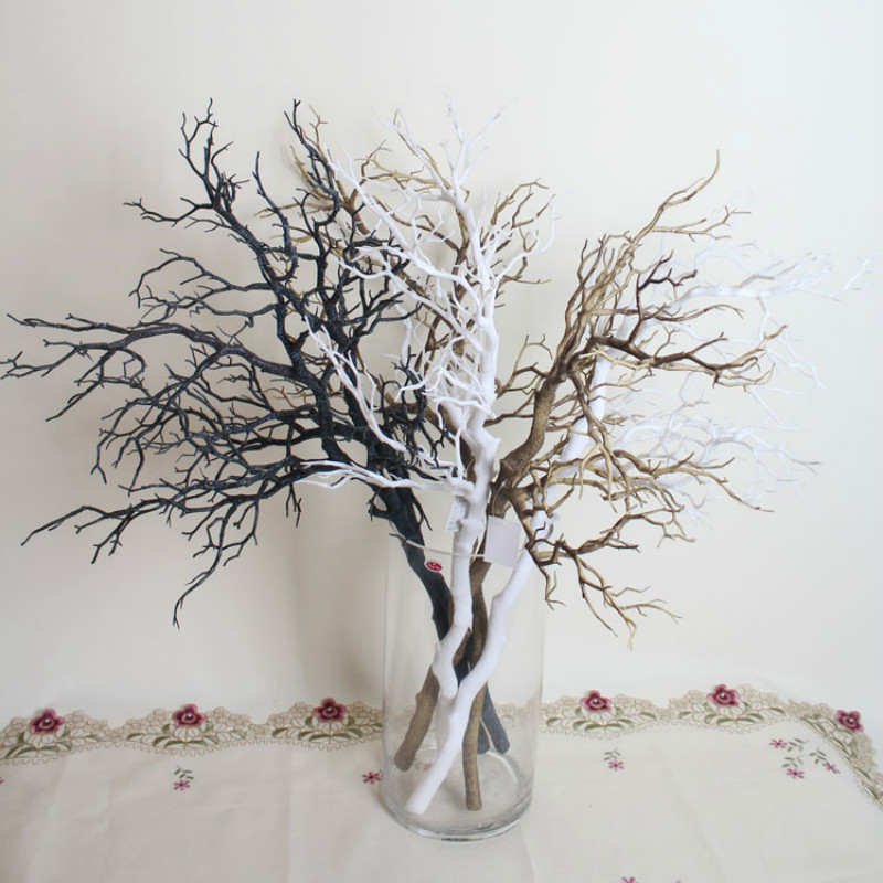 

Artificial tree branches Plastic dried tree branches Artificial flowers for home Wedding Long 94cm, White