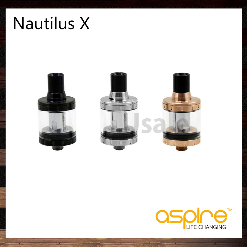 

Aspire Nautilus X Atomizer 2ml Tank Adjustable Top Airflow Leak Proof Design Nautilus X U-Tech Coils 100% Original