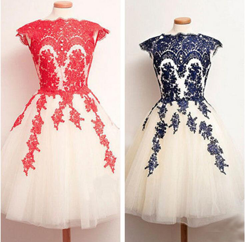 

2019 Popular Luxury But Cheap Knee Length Homecoming Dresses Free Shipping Applique In Stock Party Dresses evening Wear Short Prom Dress, Pink