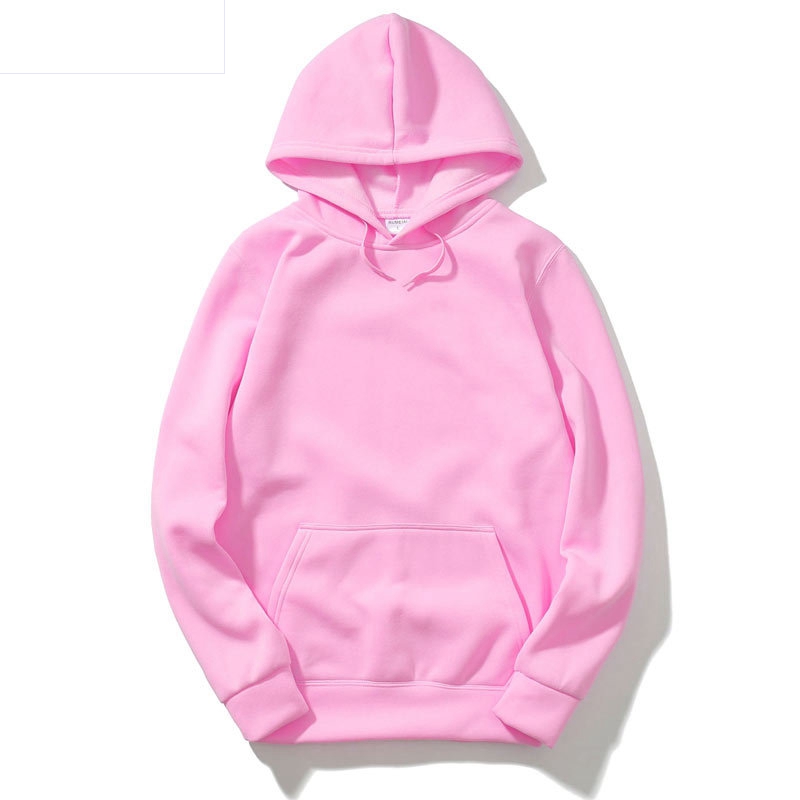 

Wholesale Men Women Solid Color Fleece Hooded Sweater Couple Kangaroo Pocket Blank Pullover Hoodies Sweatershirts Size -2XL, Red