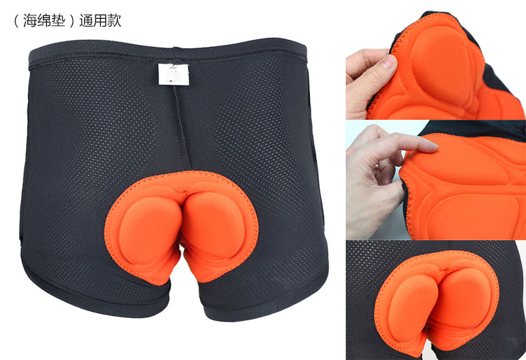 

2017 men's Cycling Bike Bicycle Mountaion MTB Shorts Bib Underwear Undershorts Compression Tights Shorts 3D cool max padded, Black