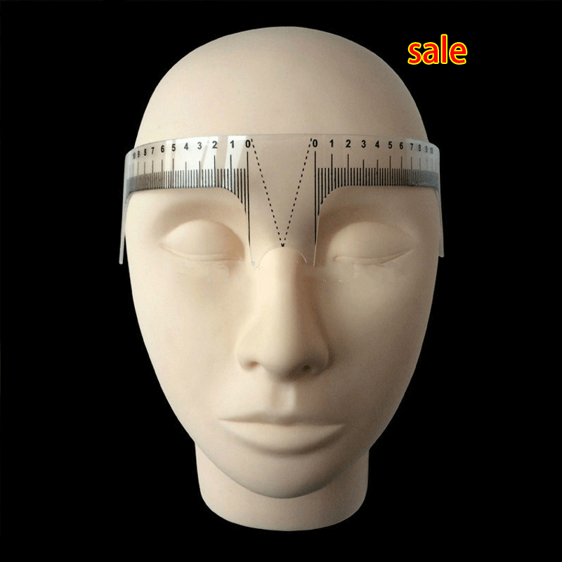 Nouvelle Arrivée Sourcils Toilettage Stencil Shaper Règle Mesurer Outil Maquillage Réutilisable Sourcil Règle Outil Mesures Livraison Gratuite