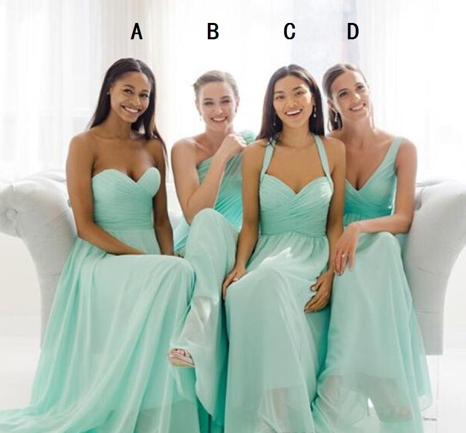 teal beach wedding dresses