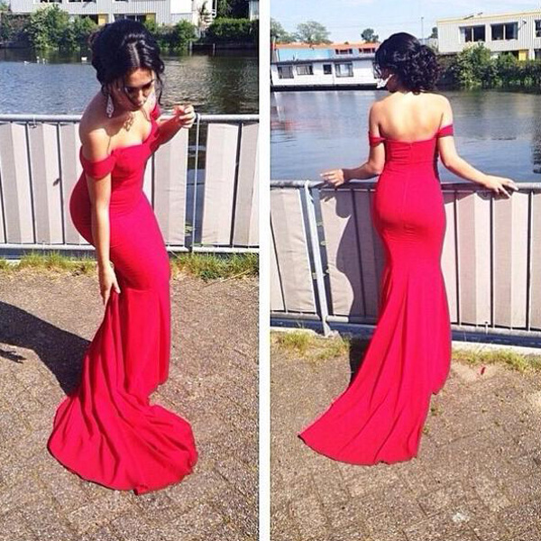 

Elegant Prom Dress Long Fitted Mermaid Cheap Simple Sweetheart Off the Shoulder Formal Evening Party Gowns with Sweep Train Custom Made, Purple