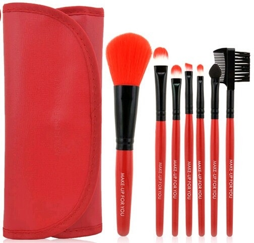 

high quality useful mini 7pcs/set Synthetic Hair professional makeup brush set cosmetic face care tools