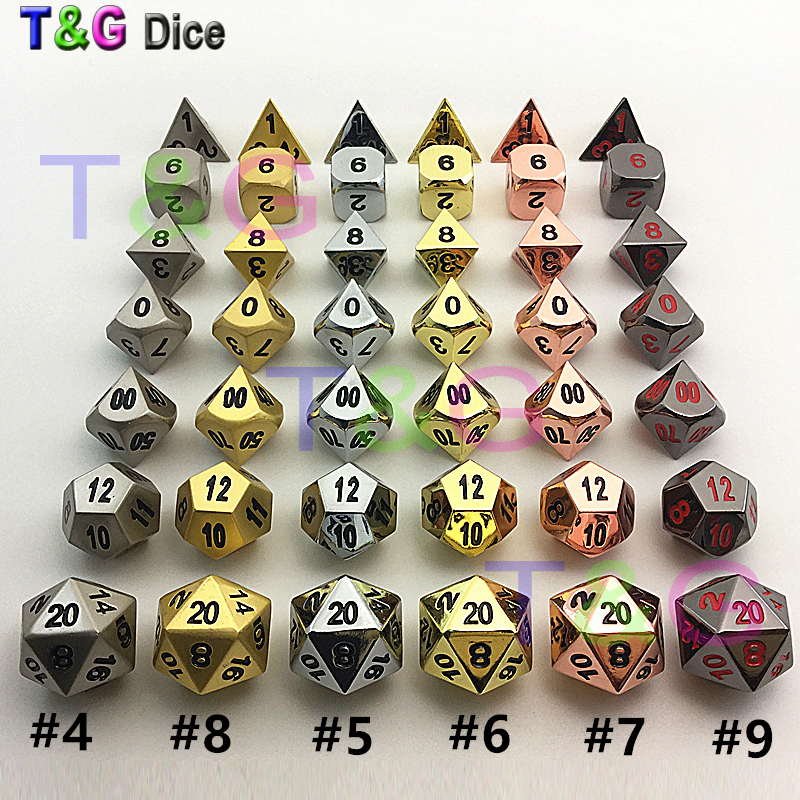Toxic Orange-Green 1 @ D4 D8 D10 D12 D20 D00-10 /& 4 D6 NEW RPG Dice 10pc