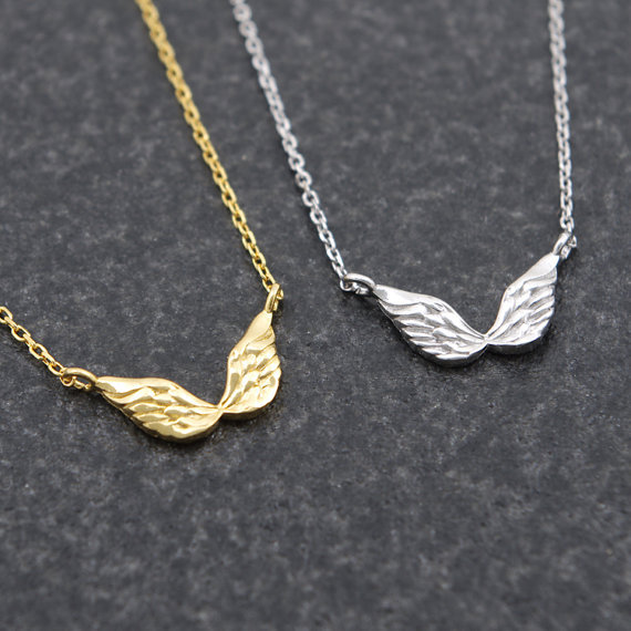 

The wings of the hot sale of hippie chic pendant drop necklace Bohemian fashion women Neclaces 2016 ms thin necklace