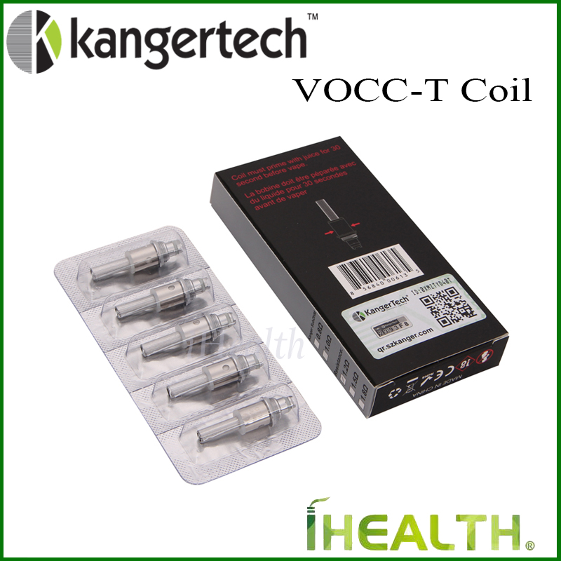 

Kanger VOCC-T Coil Unit 1.5ohm 1.2ohm 1.8ohm for Kangertech Topevod kit Aerotank EVOD Glass 2 Mini Protank Authentic VOCC T Coil Head