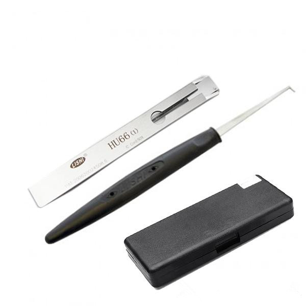 

high quality genuine lishi lockpick HU66 car lock pick set auto profesional locksmith tool free shipping