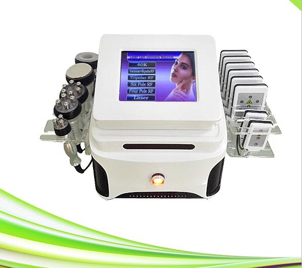 

high quality 6 in 1 face lifting lipolaser ultrasound rf lipo laser cavitation machine lipolaser slimming machine price