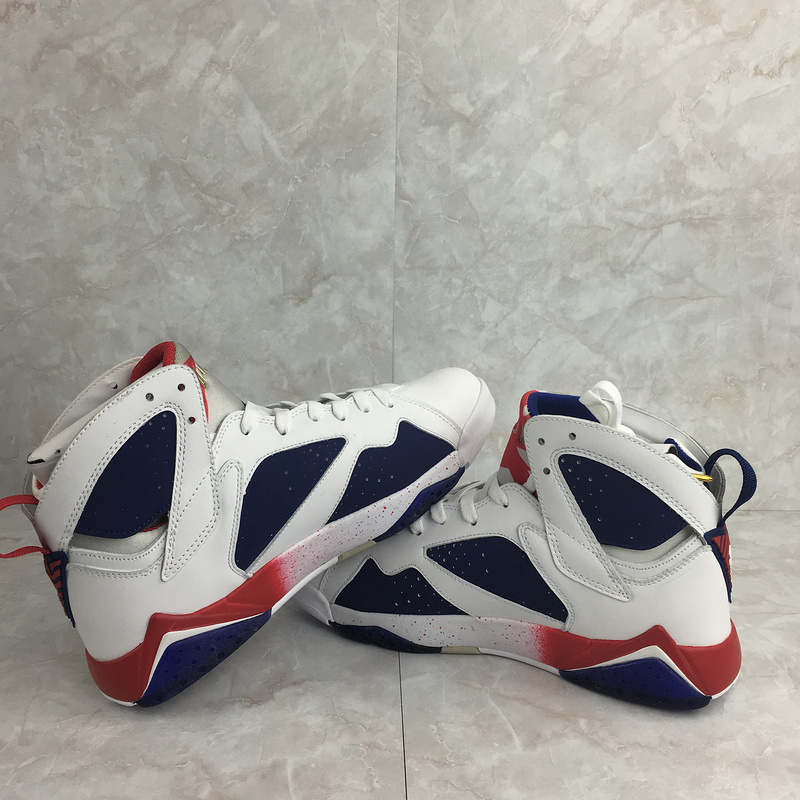 NIKE AIR JORDAN RETRO Vente chaude nouvelle 7 Olympique Bordeaux Cardinal Raptor Français Bleu Citrus cigare noir Chaussures De Basketball Sneake