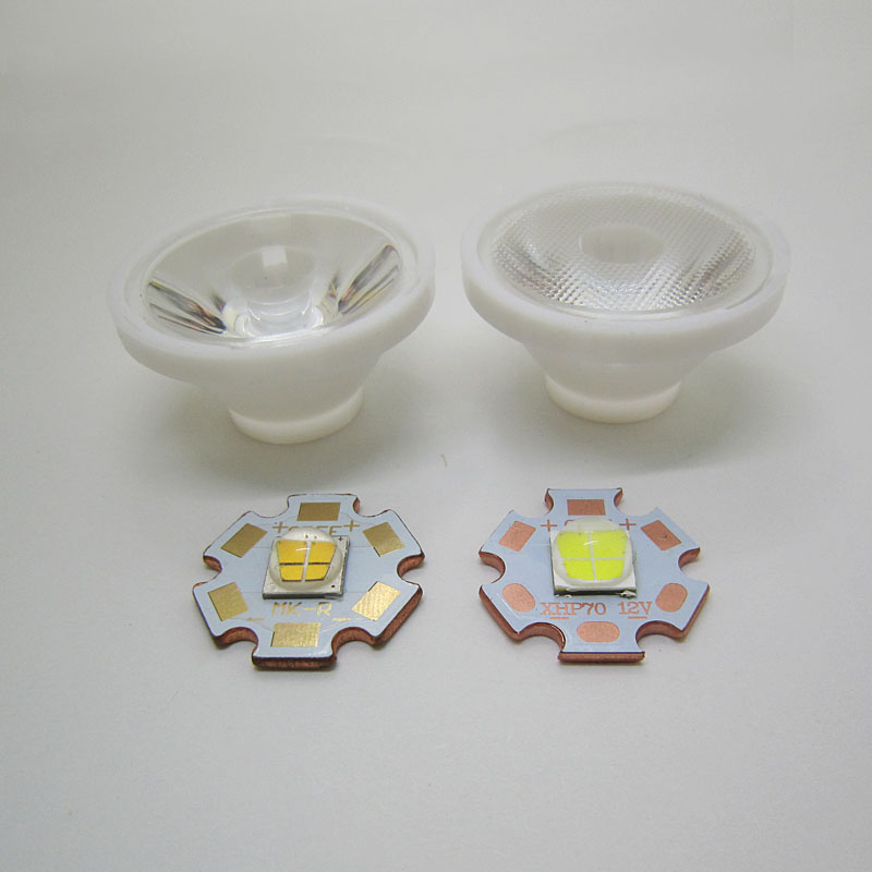 

32.5mm Bead 25 Degree / Smooth 5 Degree Led Lens For CREE XHP70 MK-R Led Light
