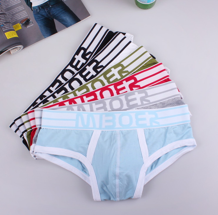 

#MR400 Wholesale 6pcs/lot sexy men's underwear fashion clothing cotton U bag low rise briefs underpants panties cueaca, 6pcs mixed colors