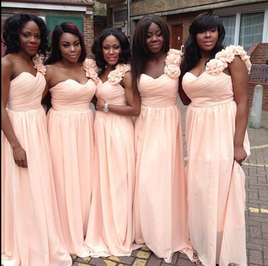 

Sexy Peach One Shoulder Bridesmaid Dresses Long Chiffon Africa Plus Size Bridesmaid Dresses 2017 Modest Cheap Bridesmaid Dresses Under 100
