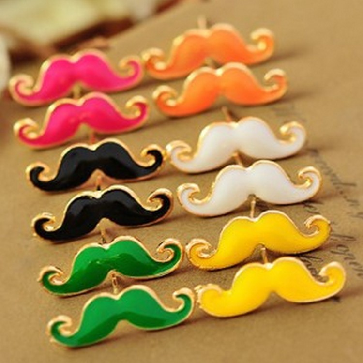 

mix order Various Styles Comple earring personality stud earrings skull/hands/peace earrings for women