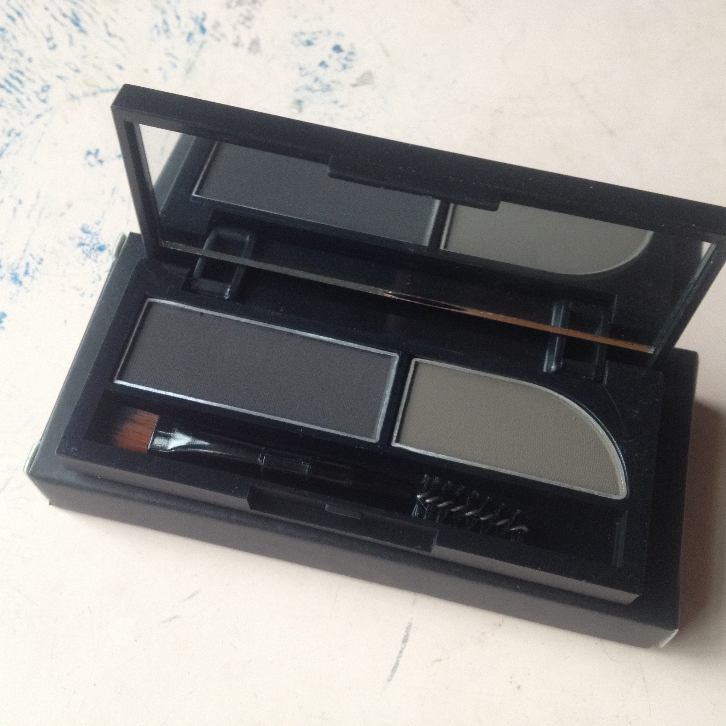 

Free Shipping New Makeup Eyes 2 Colors Eyebrow Powder 3g 12pcs color1, See photo