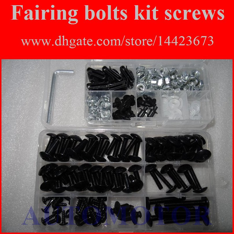 1997 1998 1999 2000 GSXR 600 Fairings Bolts Screws Fasteners Kit Set Made in USA Silver