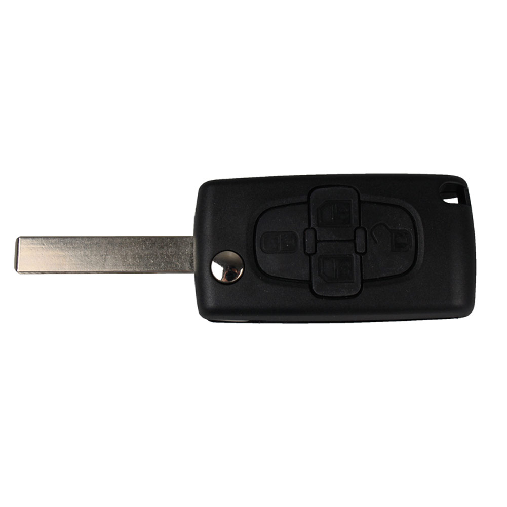Guaranteed 100% Car Remote Key Shell Fob Case with uncut blade For Citroen C8 and Peugeot 1007 Free Shipping-image-380851572