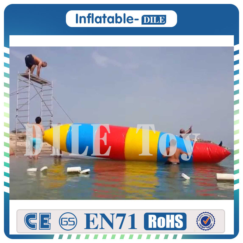 

Newest 5*2m 0.9mm Inflatable Water Blob Water Jumping Blob Inflatable Water Pillow For Outdoor Sport