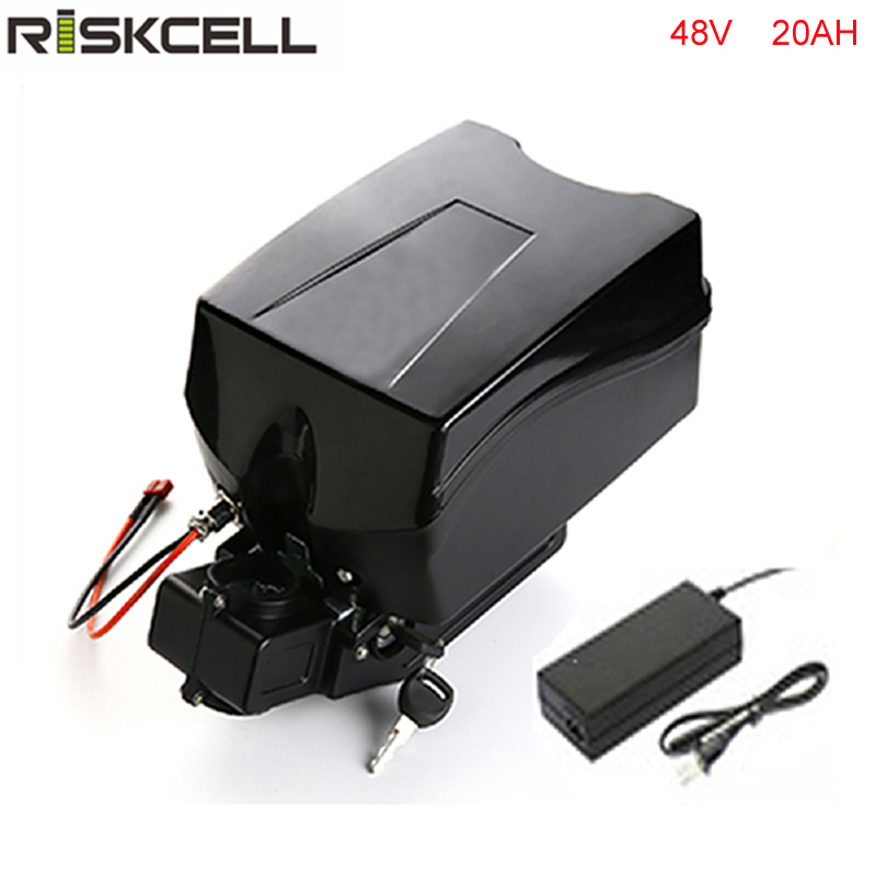 

48v 1000w electric bike battery 48V 20Ah for 48v Bafang/8fun 1000w /750w mid/center drive motor with Charger and Frog case