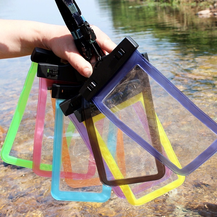 

Drifting mobile phone waterproof bag clip diving swimming Soft PVC Phone case,underwater photograph diving Pouch Dry bag