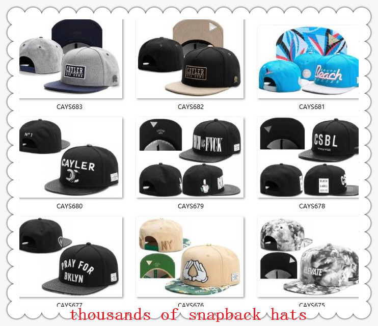 

New Arrival Snapbacks Hats Snap back Baseball football basketballl casual Caps snapback Adjustable size choose hats from our album, Contact us get more