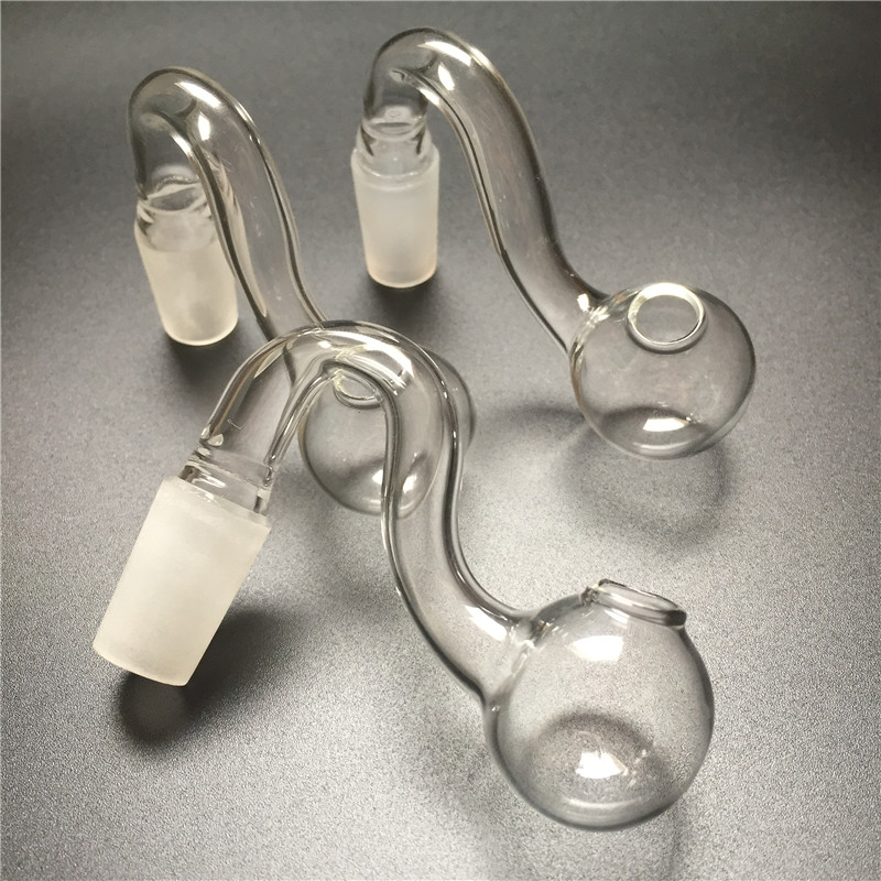 

10mm 14mm 18mm Male Female Hookah Clear Thick Pyrex Glass Oil Burner Water Pipes for Rigs Smoking Bongs 30mm Big Bowls for Smoke