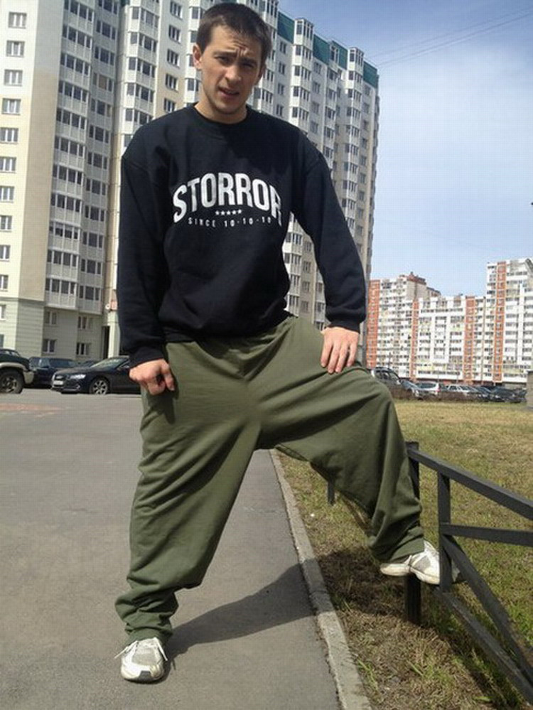 

Fashion Men's Hip-Hop Track Army Green Pants Sport Trousers Russian Traceur Parkour Free Running Training Loose Casual Dancing Pants, Black