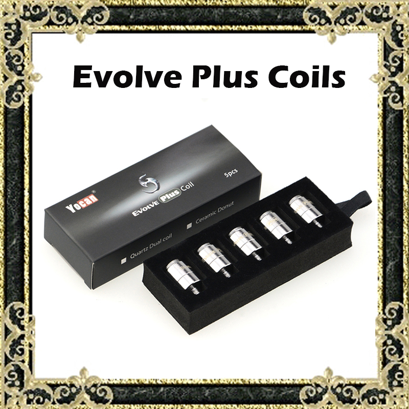 

Yocan Evolve Plus Coils Ceramic Donut Coil Quartz Dual-Coils Replacement Core Pure Taste QDC-Coils