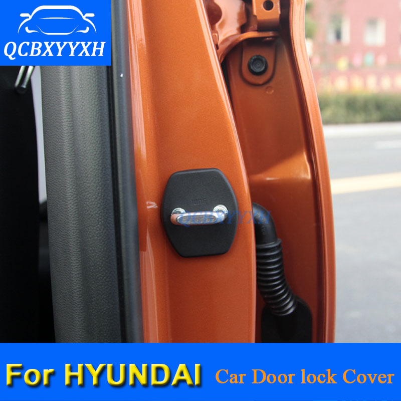 

Car Door Lock Protective Cover For Hyundai IX25 Tucson Sonata Elantra Grand Santanfe IX45 Car Door Lock Decoration Auto Cover