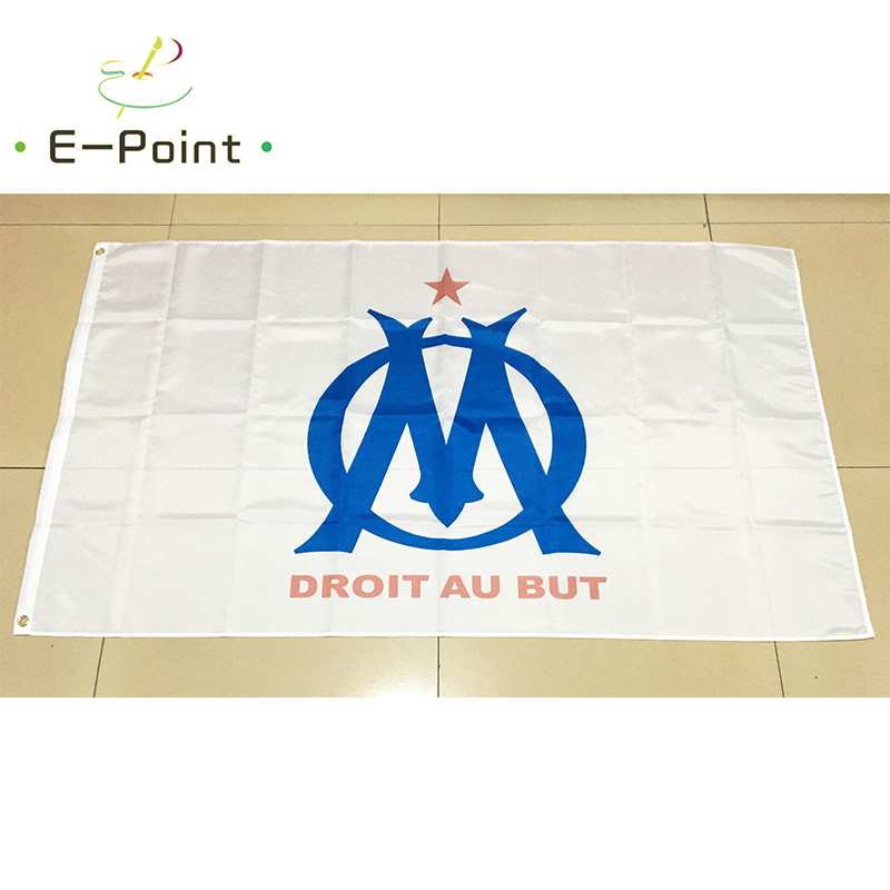 

France Olympique de Marseille 3*5ft (90cm*150cm) Polyester flag Banner decoration flying home & garden flag Festive gifts