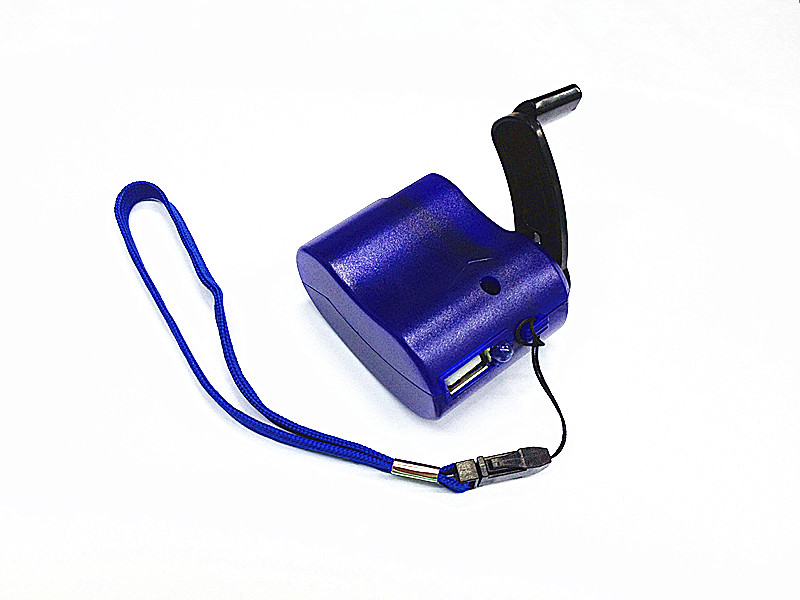 

Emergency Power Bank USB Hand Crank SOS Phone Charger Camping Survival Gear Kit