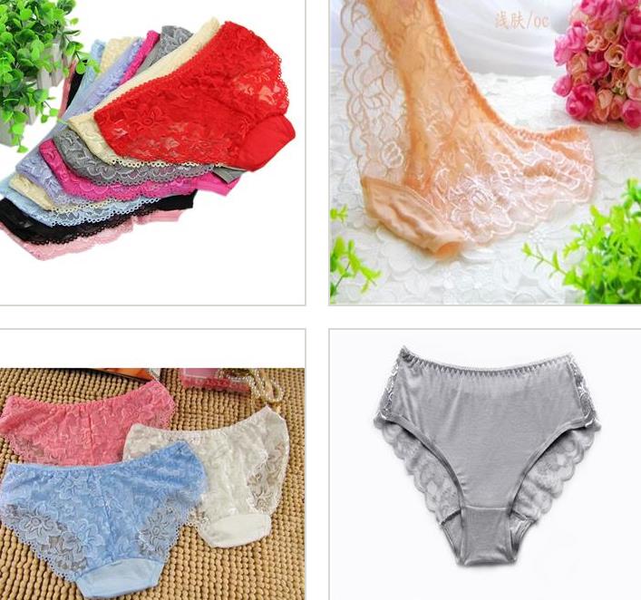 

Hot sale Women's Sexy Fashion Panties Briefs Bikini Knickers Lingerie Lady Floral Underwear colorful festive xmas gift drop shipping, White
