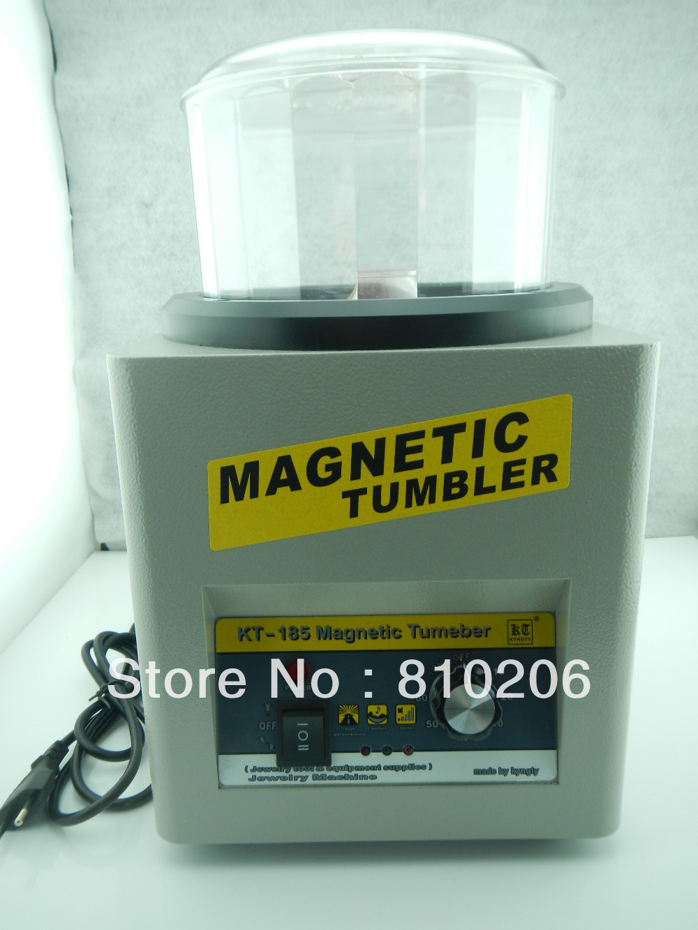 

Wholesale-Free Shipping! KT-185 Magnetic Tumbler. Mini Magnetic Tumbler, Polishing Machine with 100g magnetic pins for free