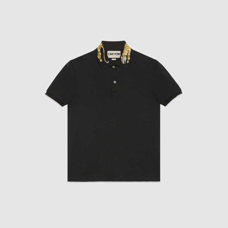 

New Arrivals 2019 Brand Clothing Mens Designer Short POLO Cotton Fashion polo with tiger embroidery adornment Casual Camisetas Masculinas, White