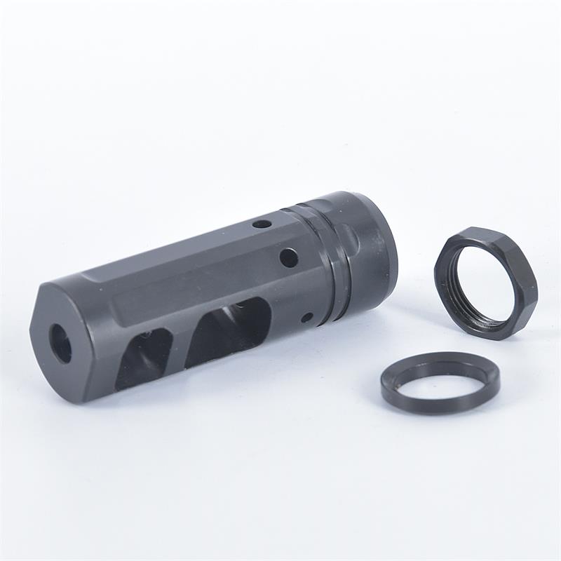 

High Performance 7.62/.308 5/8x24 Thread Muzzle Brake with jam nut and crush washer Free Shipping, Muzzle device