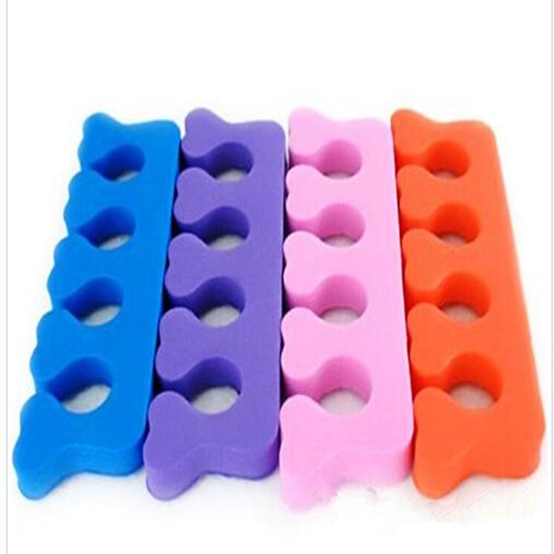 Gros-Séparateurs d'orteils Nouvelle arrivée vente chaude prix-Finger Toe Soft Separator Nail Art Pédicure Outils bateau libre