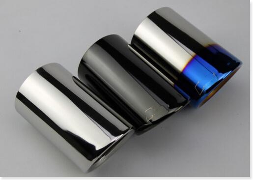 

High quality stainless steel 2pcs car exhaust pipe mufflers tube,exhaust pipe,deafener with logo Sline for Audi Q3,Q5,A1,A3,A4,A4L,B8
