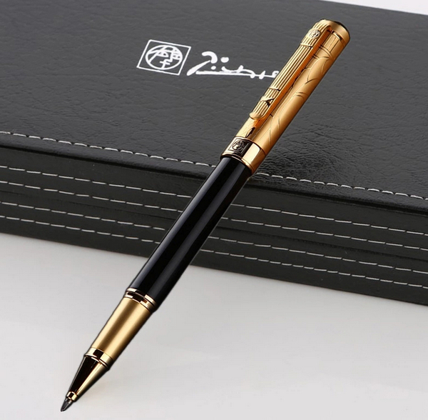 

High Quality Picasso 902 black and gold Roller ball pen business office stationery Luxurs writing gift ball pens