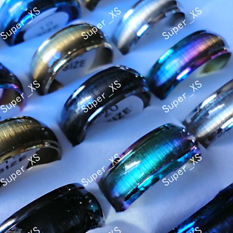 

Fashion New Cat-eye Opal Stainless Steel Rings For Women Men Jewelry Whole Bulk Packs LR041 Free Shipping, Silver