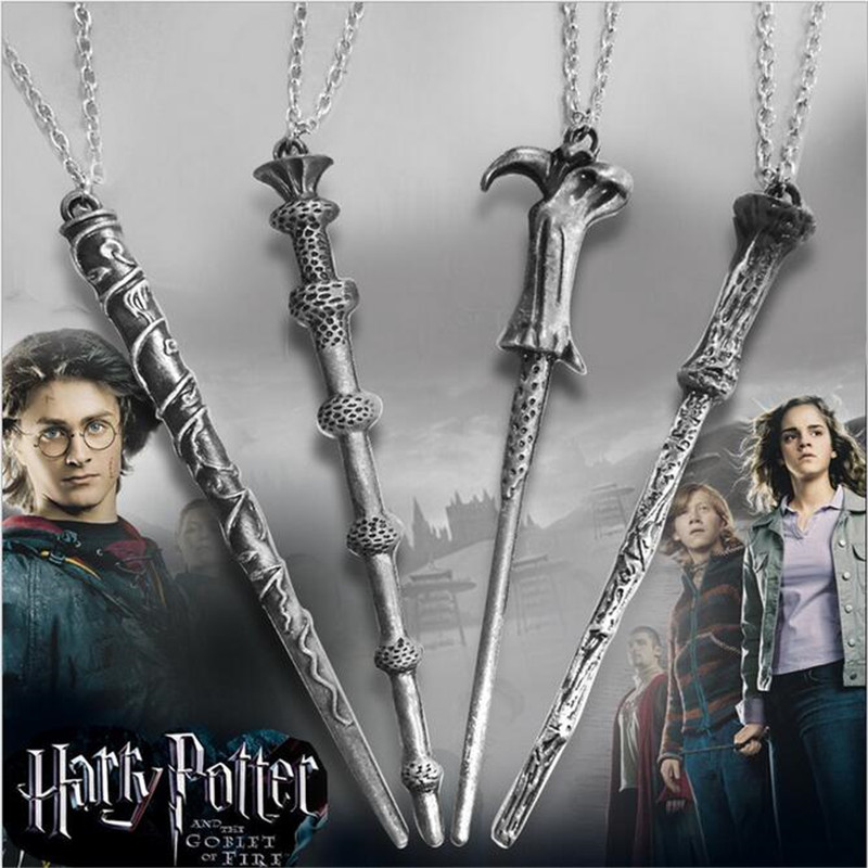 

Wholesale- MOVIE Magic Rod Wand Pendant Necklace 4ND181