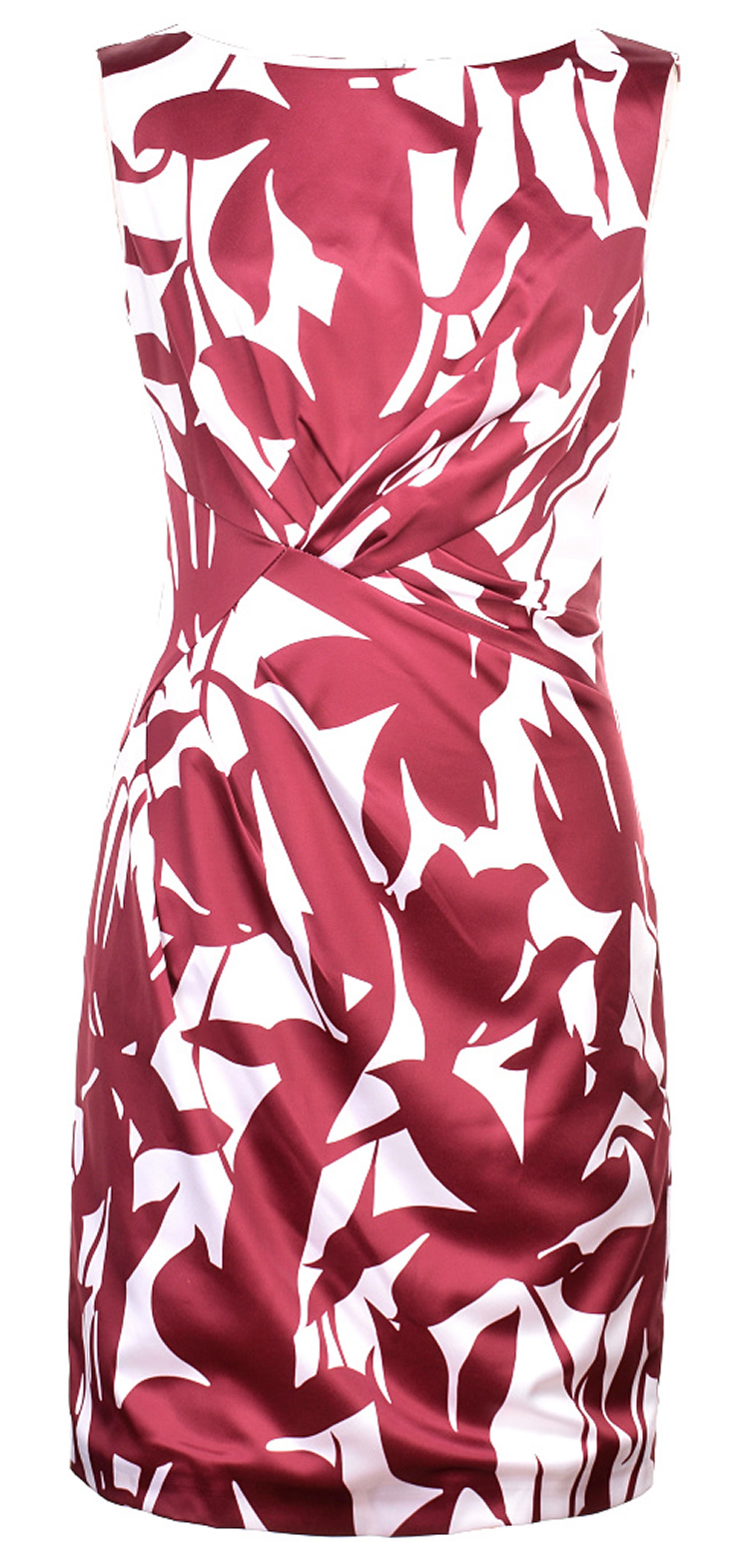 

Fashion Print Women Sheath Dress Novelty Pleated Casual Dresses 084A679, As pictures