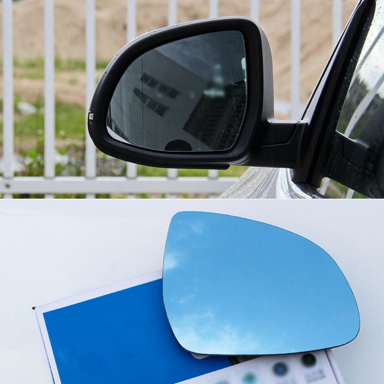 Rearview Mirror Blue Glasses LED Turn Signal with Heating For BMW X3/X4/X5/X6 Free shipping-image-389427562