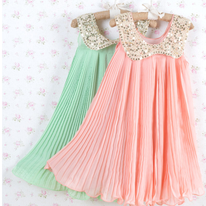 

2 to 6 years baby Girls new summer princess tutu dresses, children Chiffon clothes, retail kids boutique clothing, R1ES12DS-98, Grass green