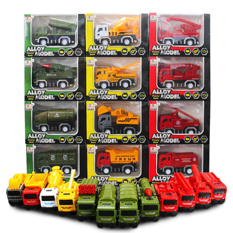 

Alloy Car Model Toys, Rocket Cars, Fire Fighting Truck, Military Truck, Machineshop Truck, Kid' Birthday' Gifts, Collecting, Home Decoration