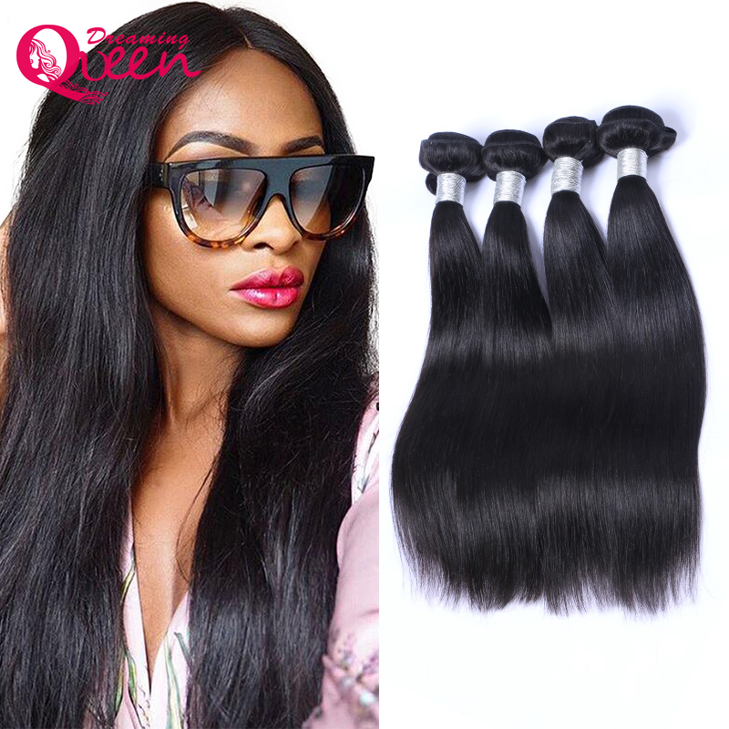 

Brazilian Straight Hair 4 Bundles Unprocessed Peruvian Virgin Human Hair Extensions Malaysian Indian Virgin Hair Free Shipping
